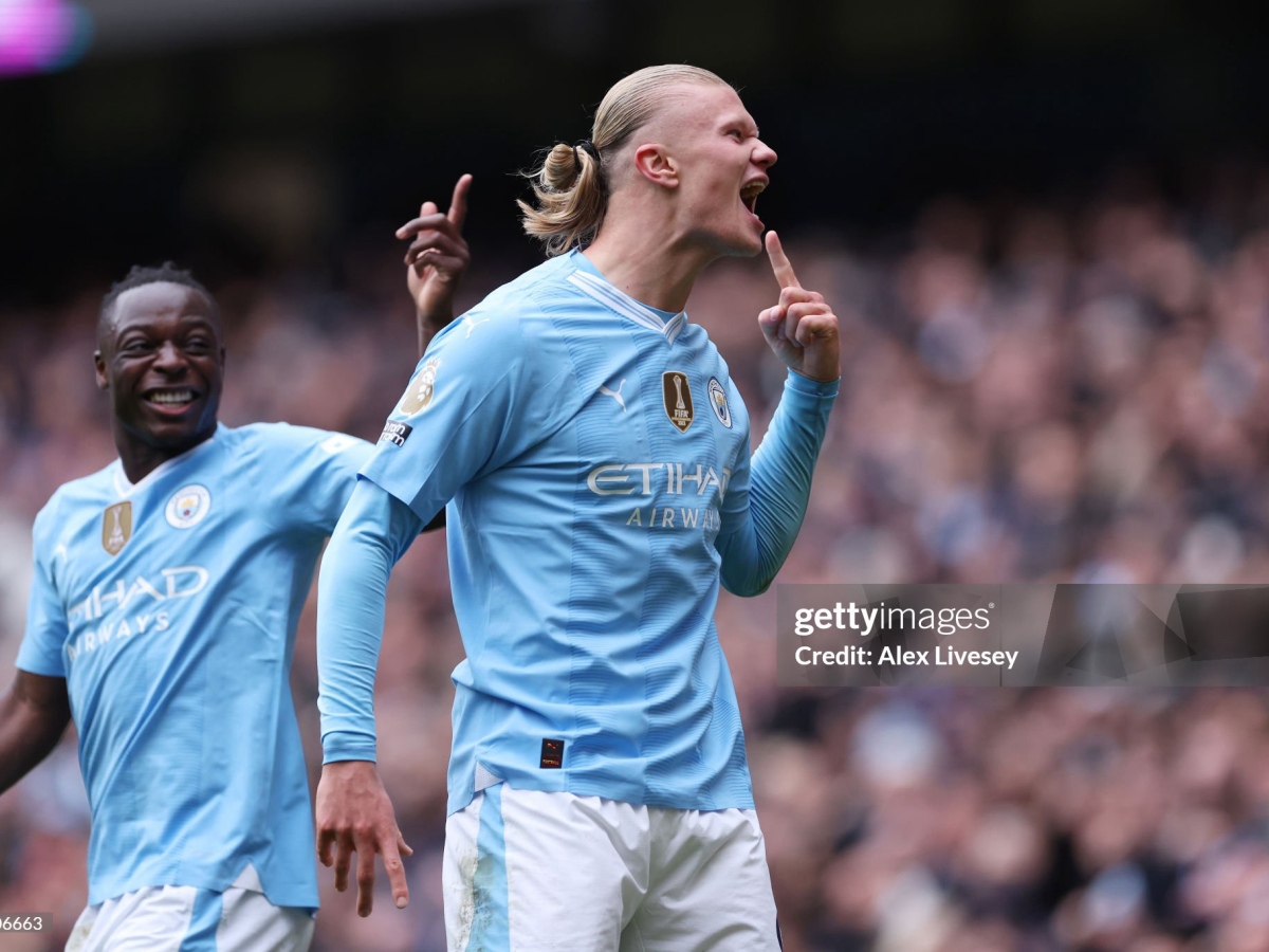 Erling Haaland Puts Manchester City Top Of The League